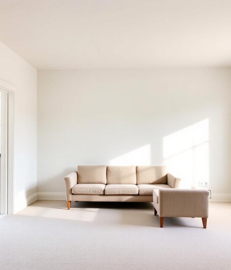 Bare living room corner